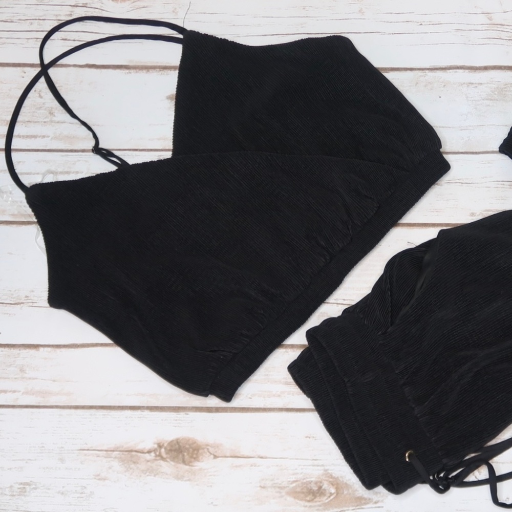 Black Two Piece Set